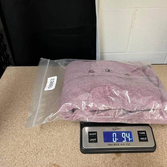 Imperial‎ Motion Shirt Men Extra Large Red Button Up Hooded Long Sleeve XL - Picture 8 of 8